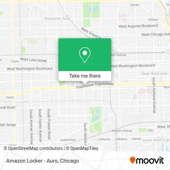 Amazon Locker - Auro map