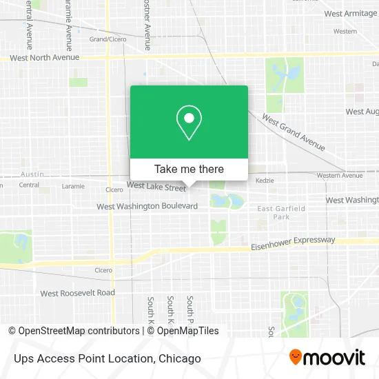 Ups Access Point Location map