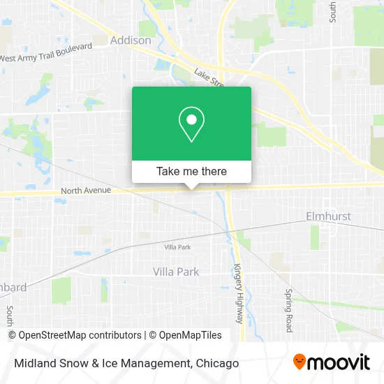 Midland Snow & Ice Management map