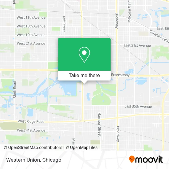 Western Union map