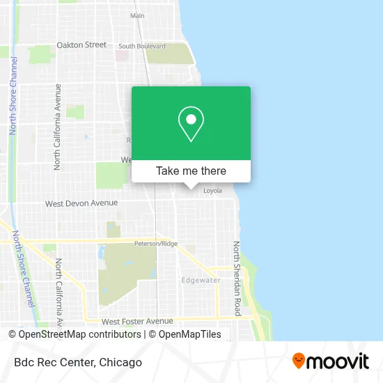Bdc Rec Center map