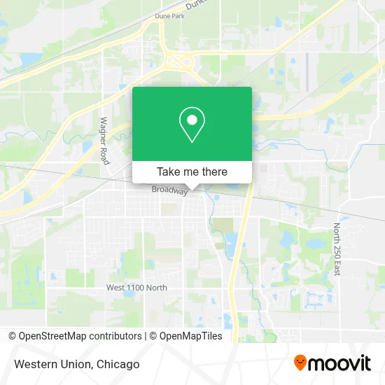 Western Union map
