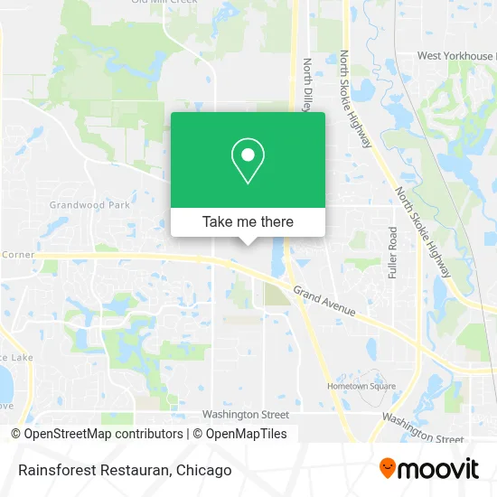 Rainsforest Restauran map