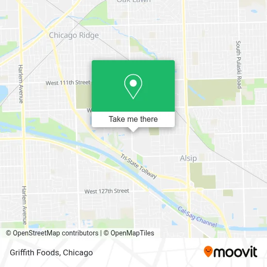 Griffith Foods map