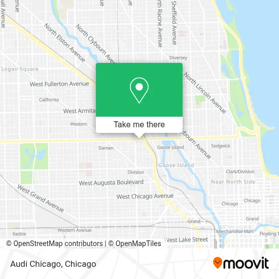 Audi Chicago map
