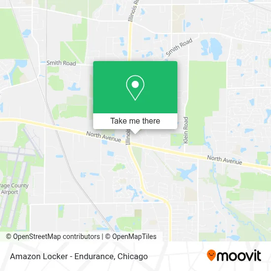 Amazon Locker - Endurance map