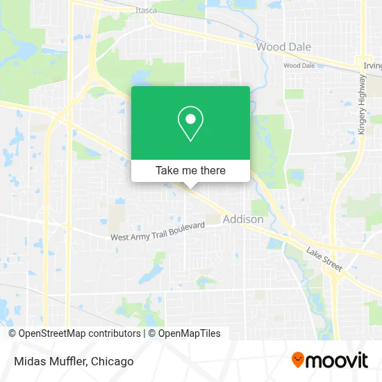 Midas Muffler map