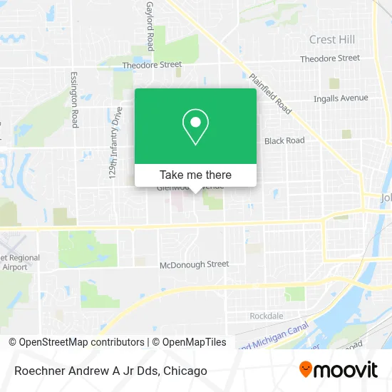 Roechner Andrew A Jr Dds map