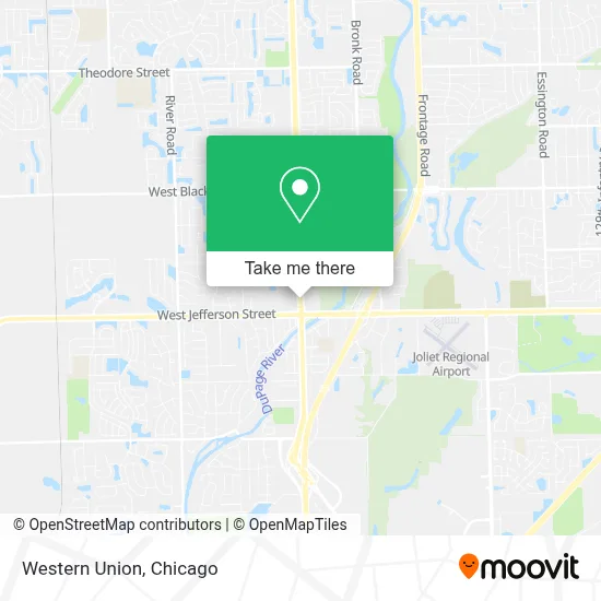 Western Union map