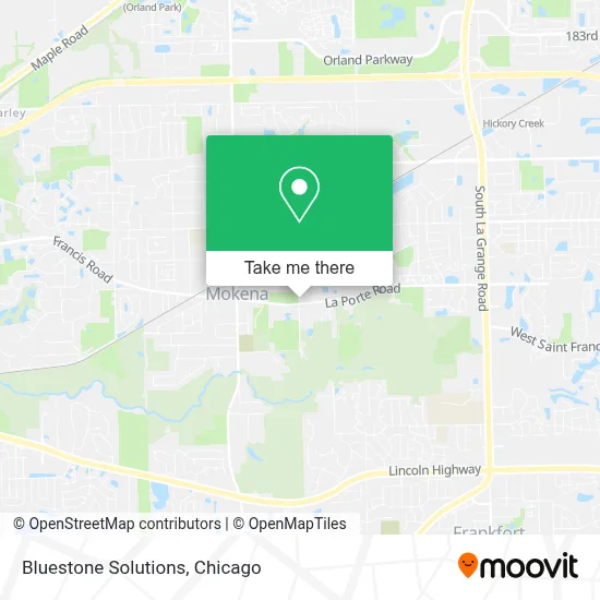 Bluestone Solutions map