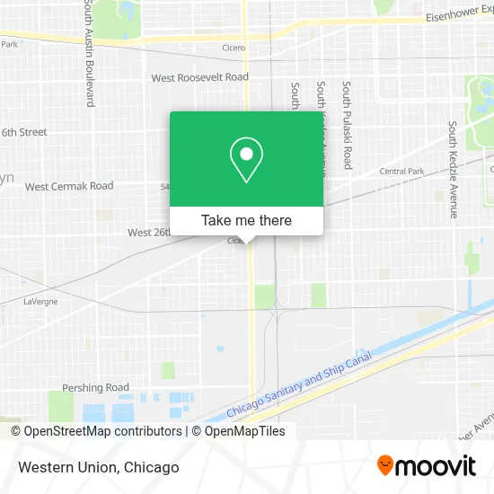 Western Union map