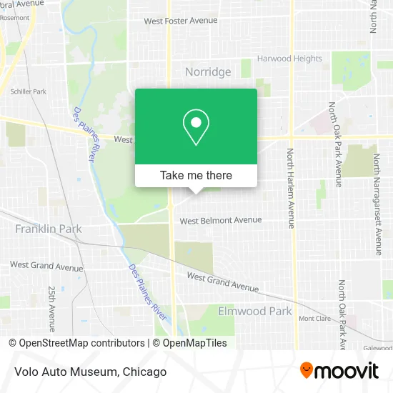 Volo Auto Museum map