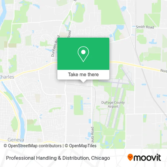 Professional Handling & Distribution map