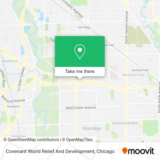 Covenant World Relief And Development map