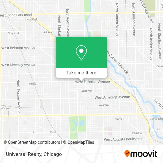Universal Realty map