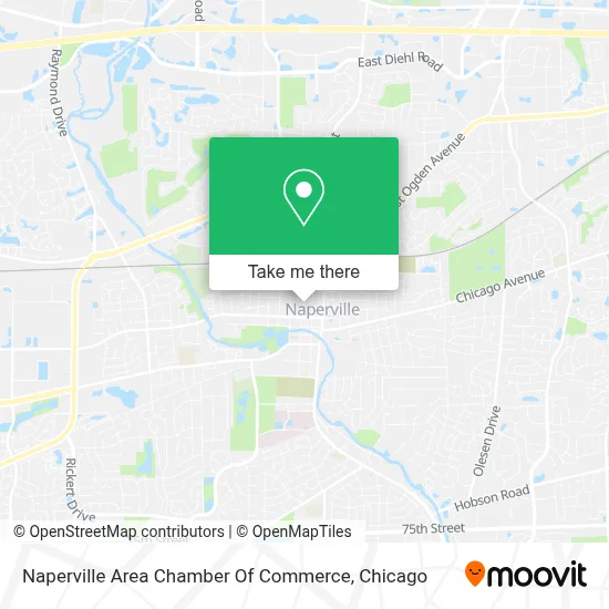 Naperville Area Chamber Of Commerce map