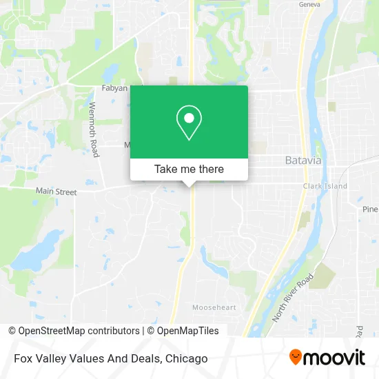 Fox Valley Values And Deals map
