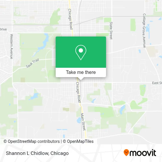 Shannon L Chidlow map