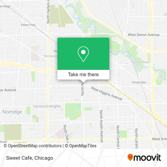 Sweet Cafe map