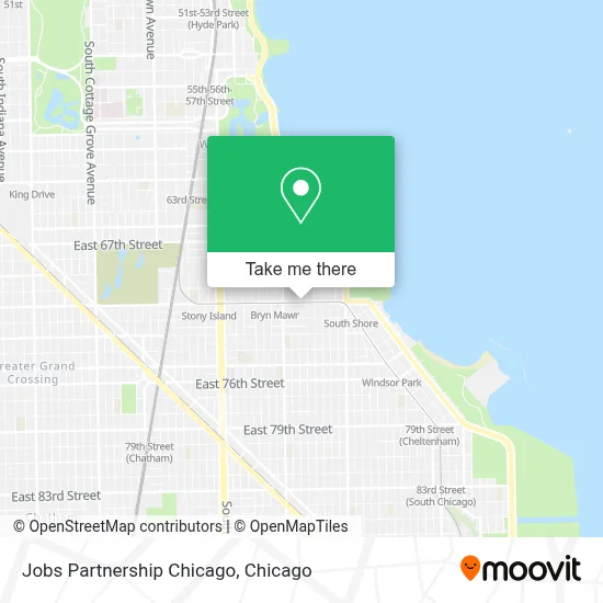 Jobs Partnership Chicago map