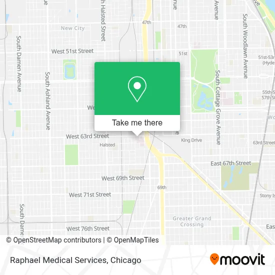 Raphael Medical Services map