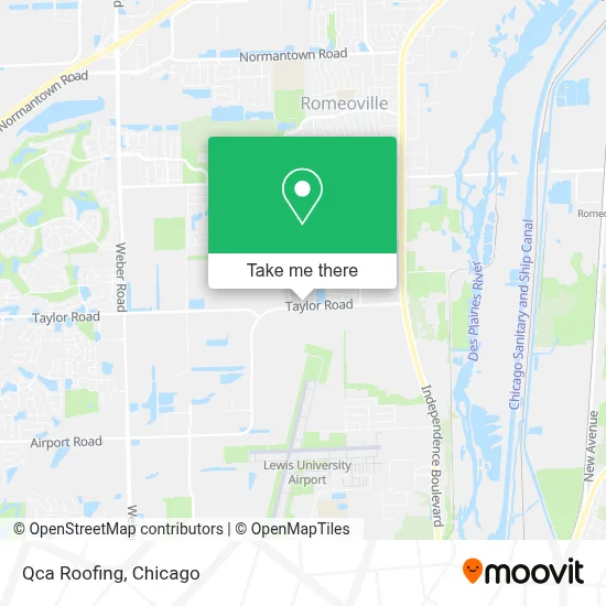 Qca Roofing map
