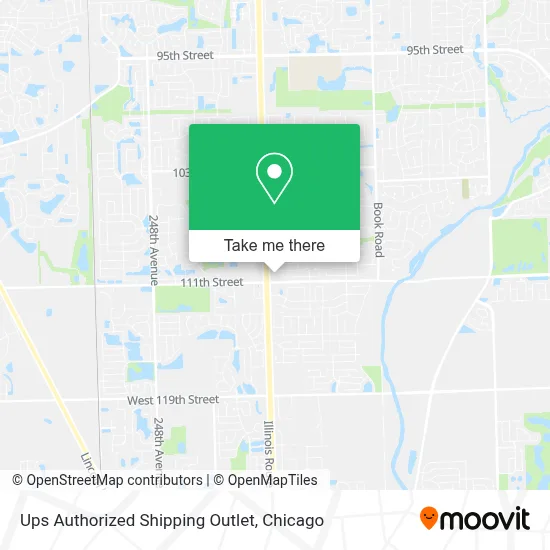Ups Authorized Shipping Outlet map