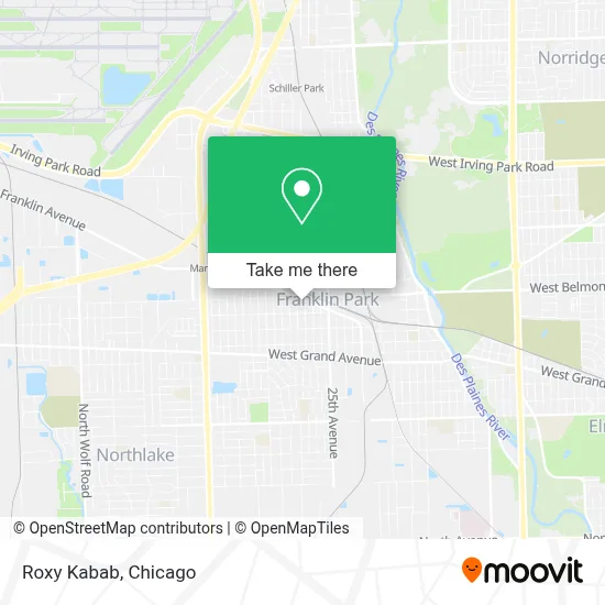 Roxy Kabab map