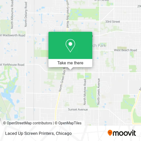 Laced Up Screen Printers map