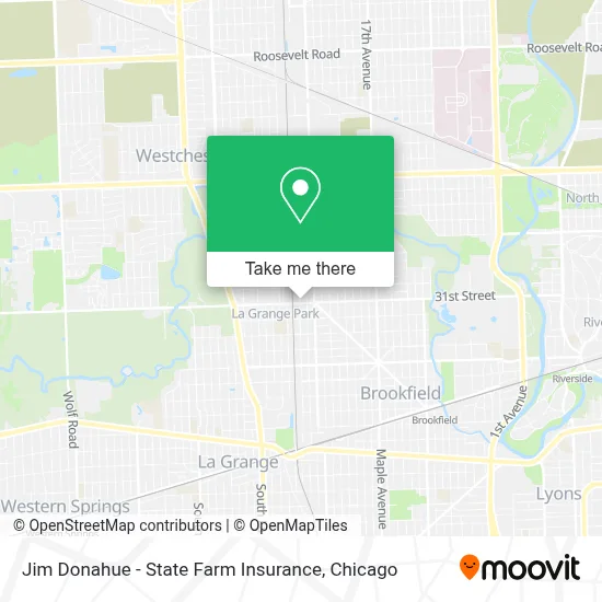 Jim Donahue - State Farm Insurance map