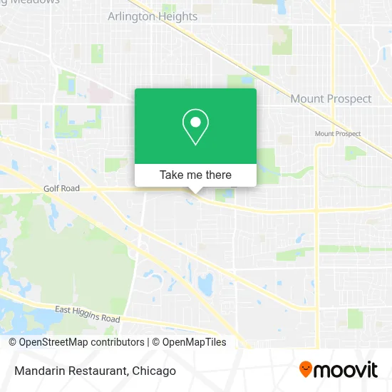 Mandarin Restaurant map