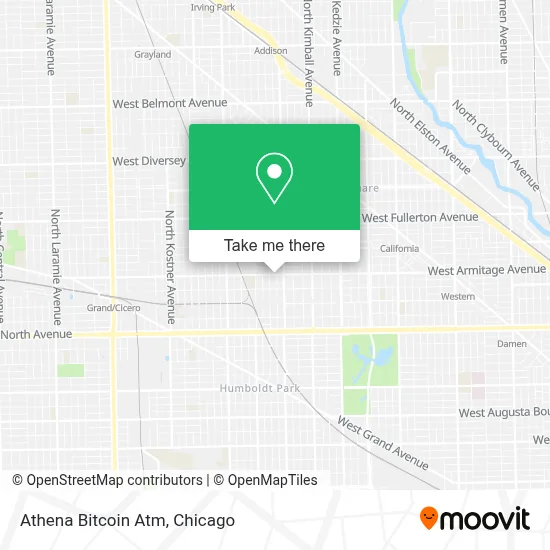 Athena Bitcoin Atm map