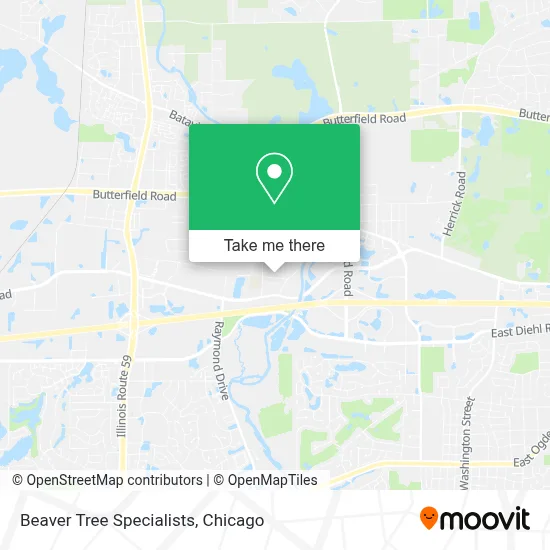 Beaver Tree Specialists map