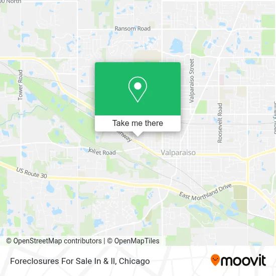 Foreclosures For Sale In & Il map