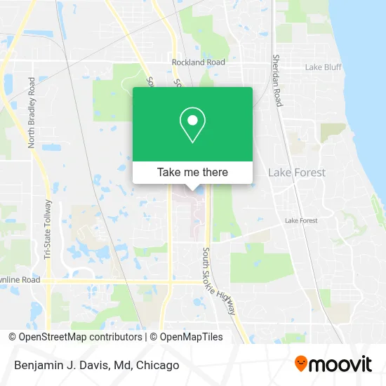 Benjamin J. Davis, Md map