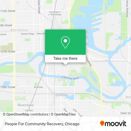 People For Community Recovery map
