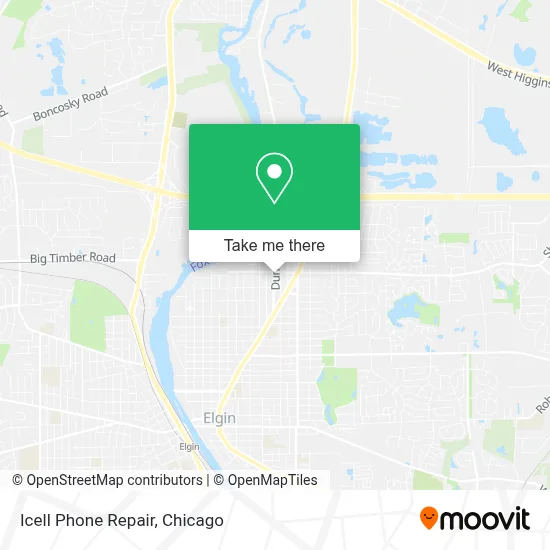 Icell Phone Repair map