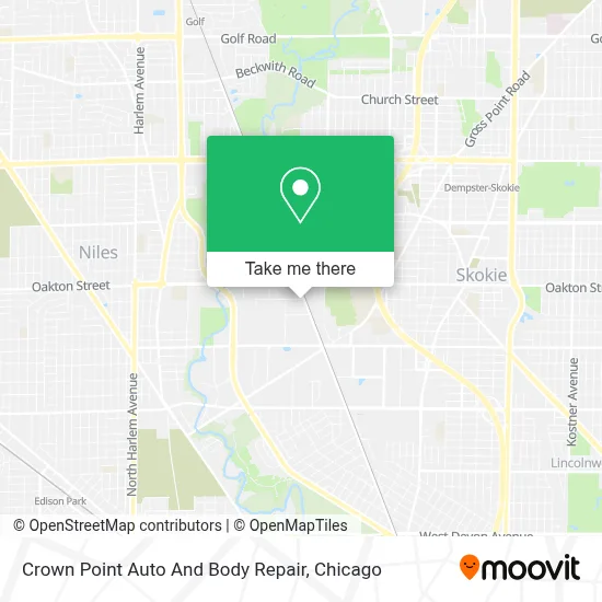 Crown Point Auto And Body Repair map
