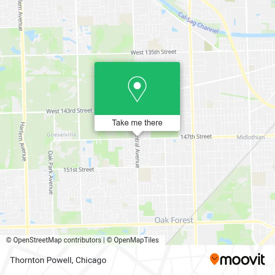 Thornton Powell map