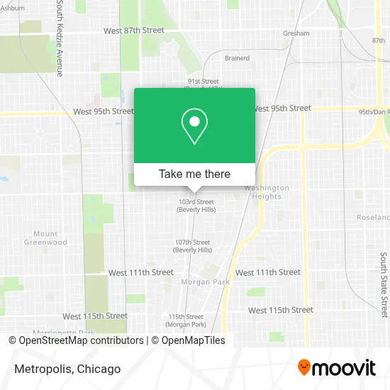 Metropolis map