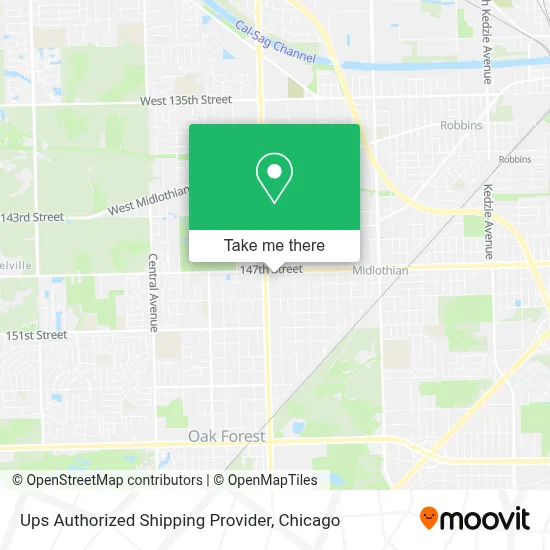 Ups Authorized Shipping Provider map