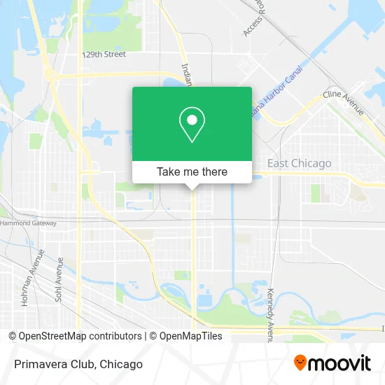 Club Primavera map