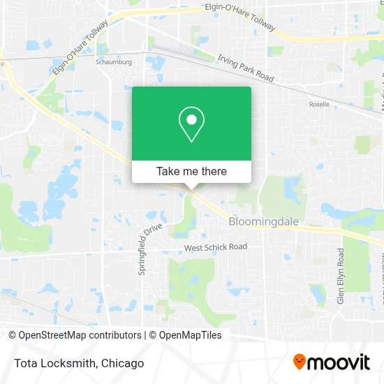 Tota Locksmith map