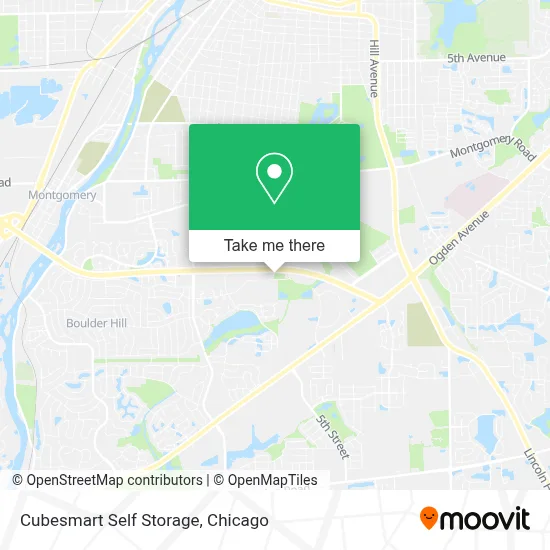 Cubesmart Self Storage map