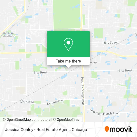 Jessica Conley - Real Estate Agent map