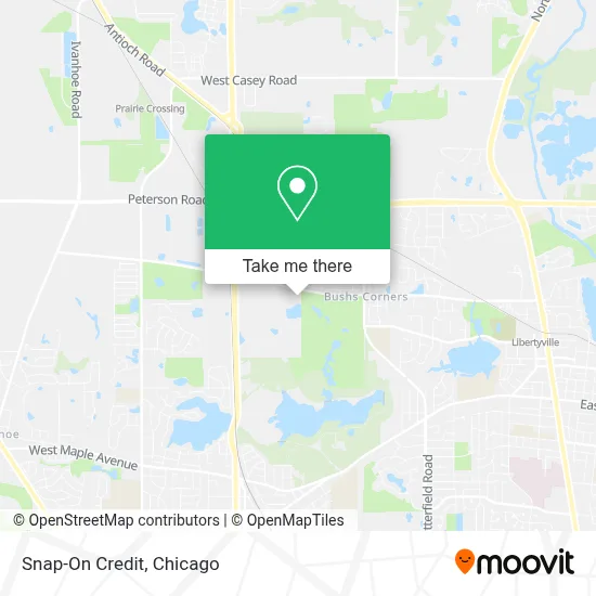 Snap-On Credit map