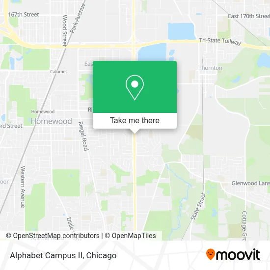 Alphabet Campus II map