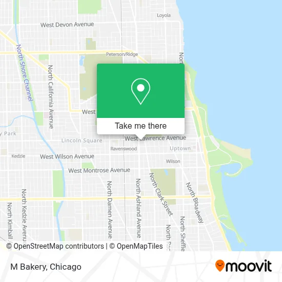 M Bakery map