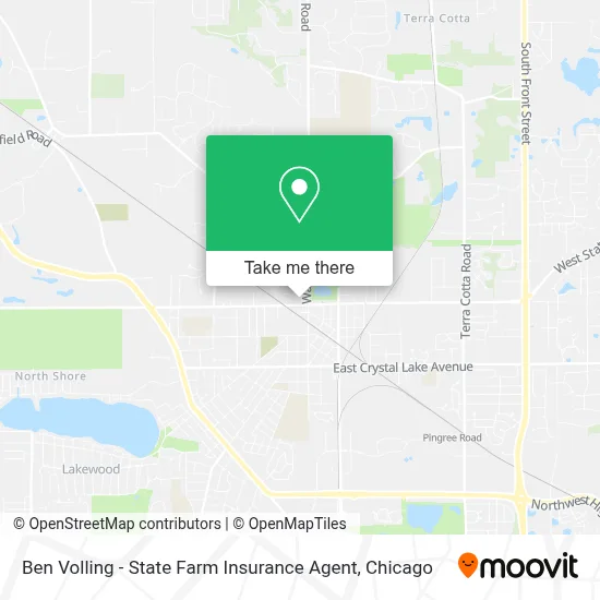 Ben Volling - State Farm Insurance Agent map