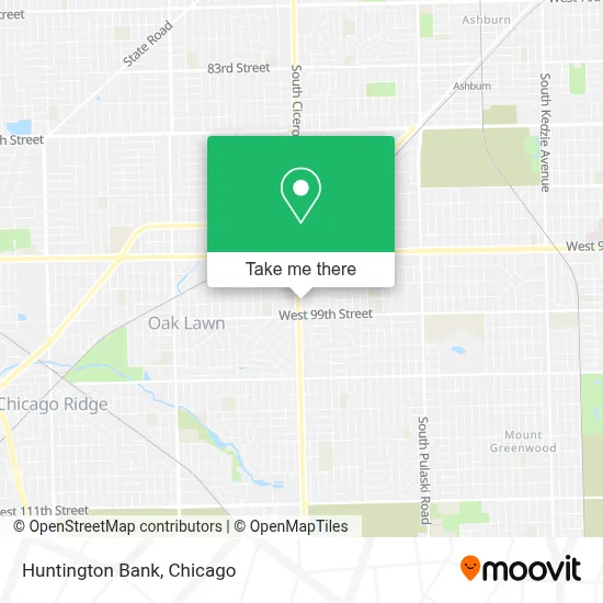 Huntington Bank map